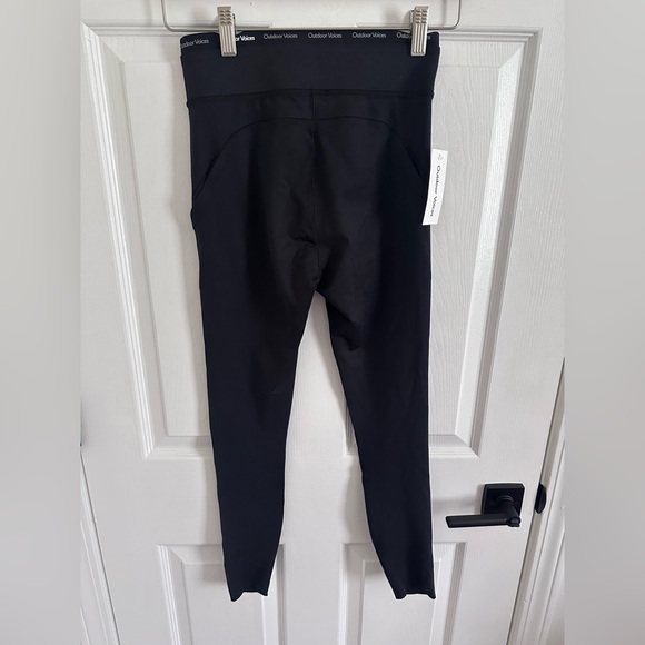 Outdoor Voices NWT Black High Waist TechSweat Thrive 7/8 Leggings Small $98 MSRP - Picture 2 of 7
